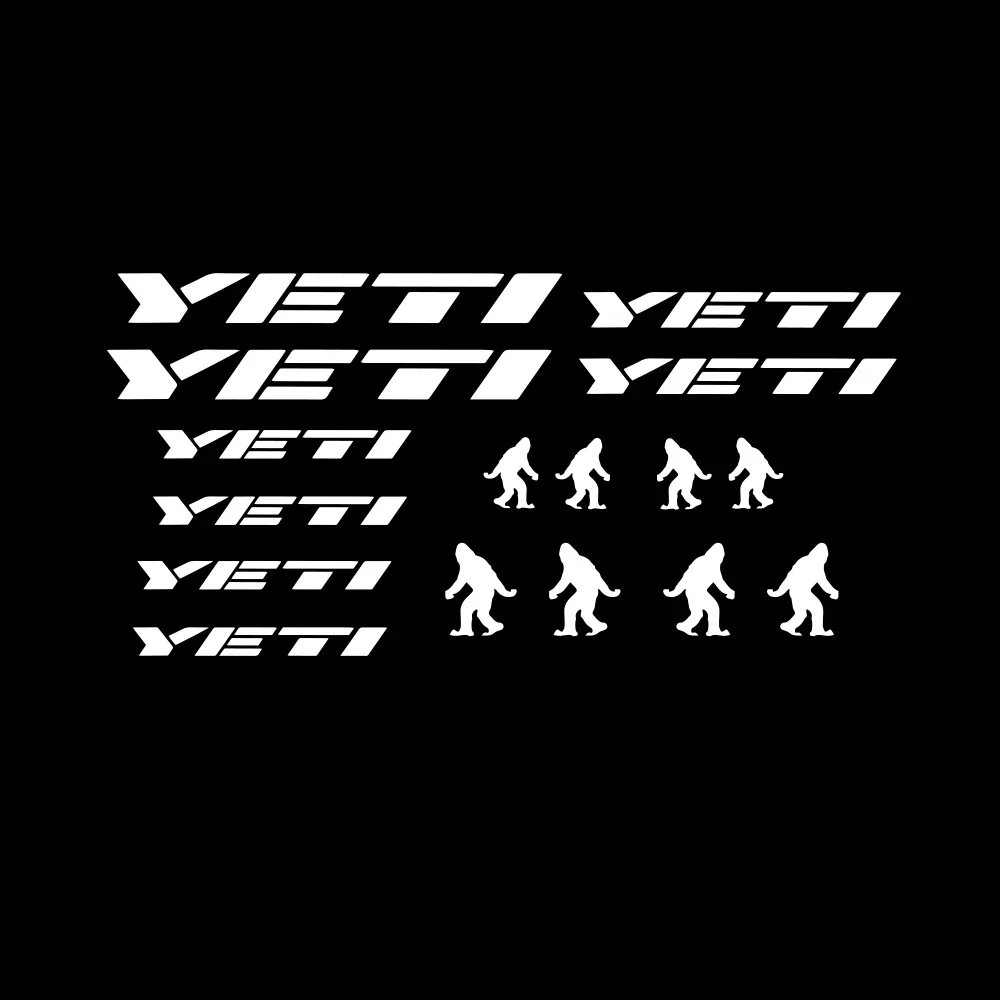 Mountain Biking History - YETI 자전거용 방수 비닐 컷 스티커