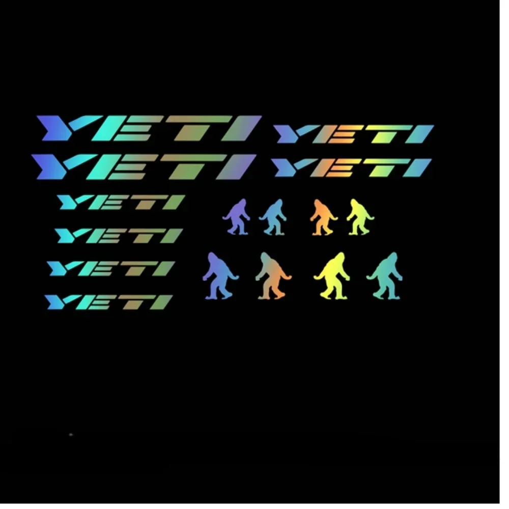 YETI 자전거용 방수 비닐 컷 스티커 데칼, 자전거  - Mountain Biking History 리뷰 및 가격