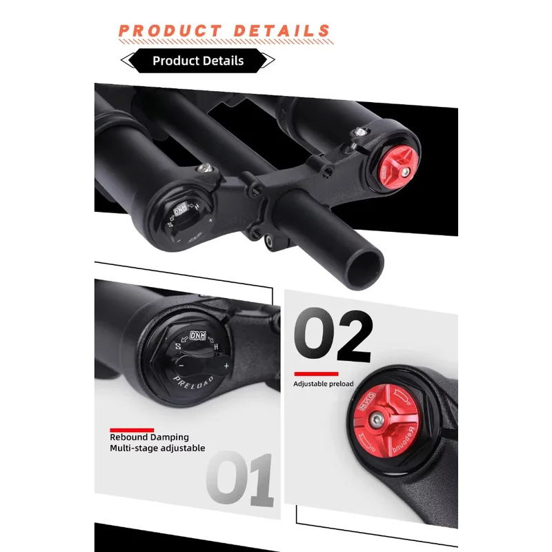 DNM USD C 산악자전거 프론트 포크 오일 스프링  - Mtb Fork Air 리뷰 및 가격