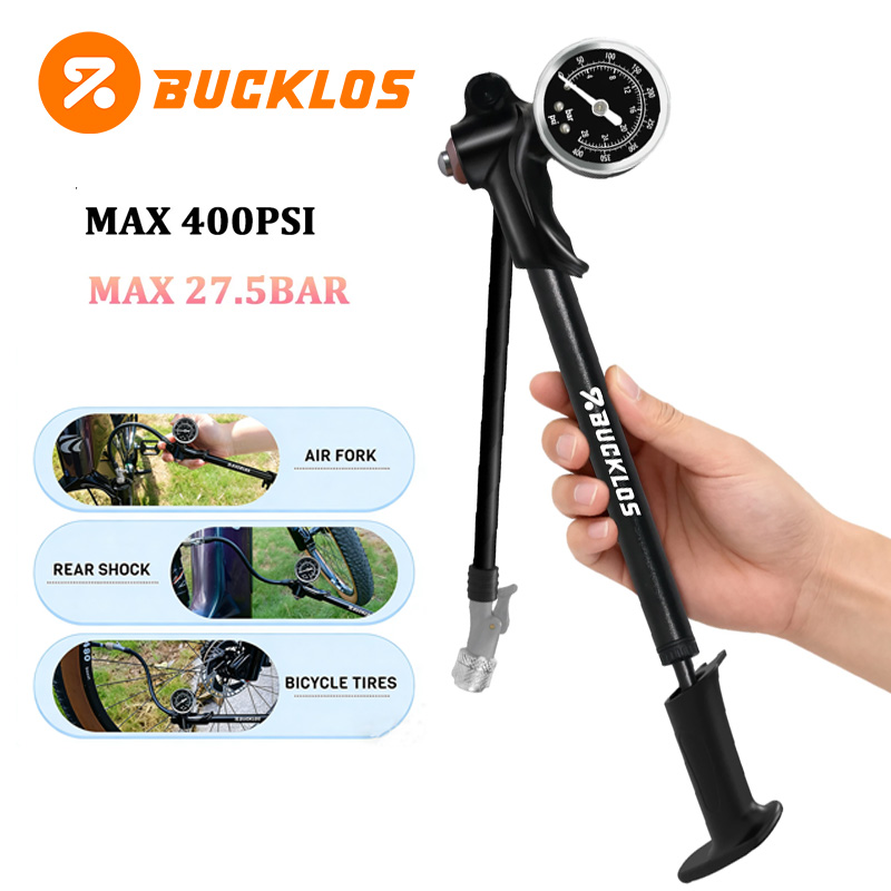 BUCKLOS 고압 400Psi 자전거 공기 펌프 게이 - Shock Pump Suspension 리뷰 및 가격
