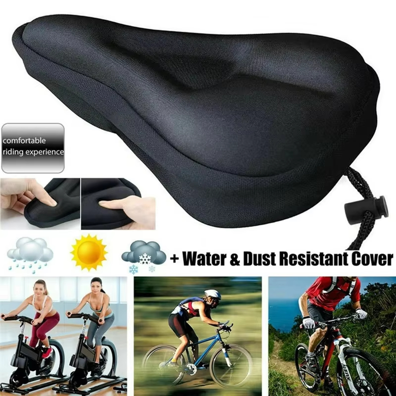 자전거 안장 3D 자전거 시트 커버 패딩 처리된 와이드 - Mountain Biking Pads 리뷰 및 가격