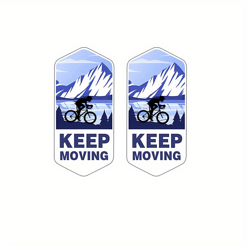 2개입 킵 무빙 자전거 프레임 스티커, 산악 도시 야자 - Mountain Biking History 리뷰 및 가격